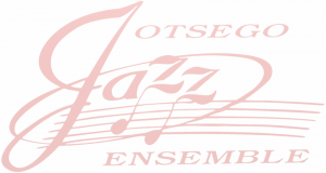 Otsego Jazz Ensemble logo and band identification, calling card.